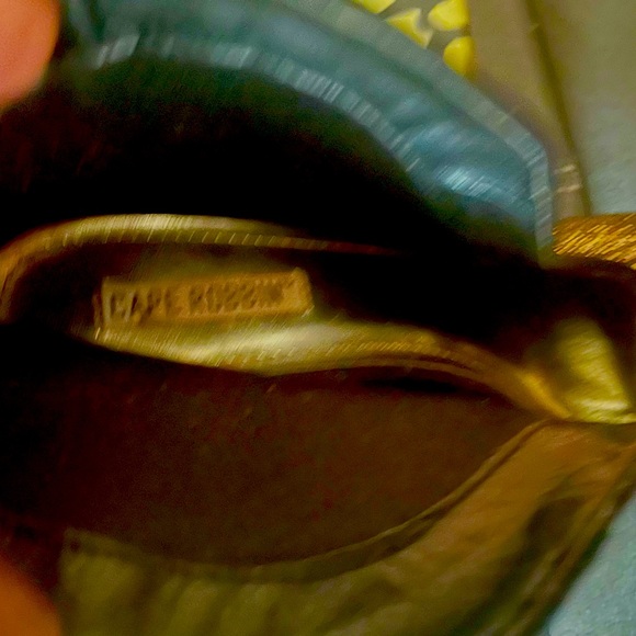 Gently used gold sequin heel bootie’s. Size 8 1/2. - Picture 4 of 5